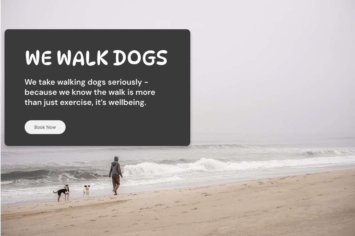 Create a box around the text and contrast the box
