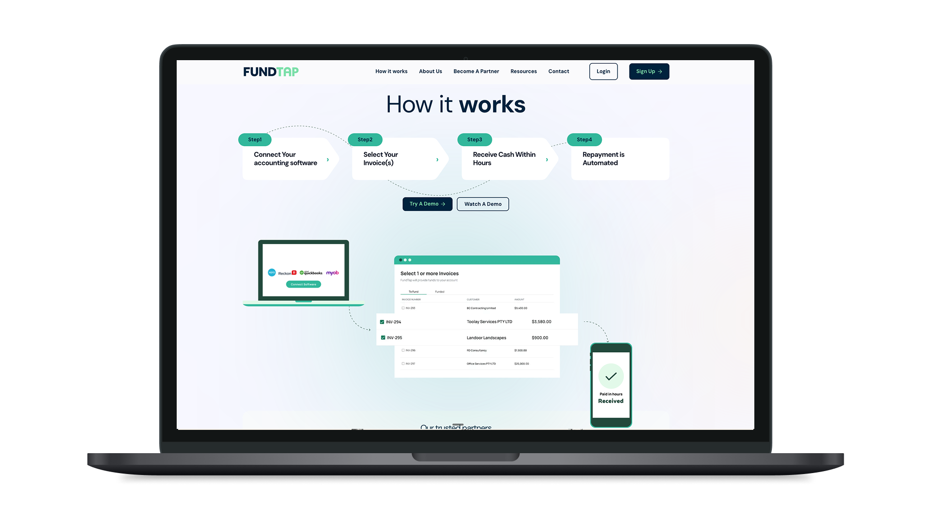 FundTap Website