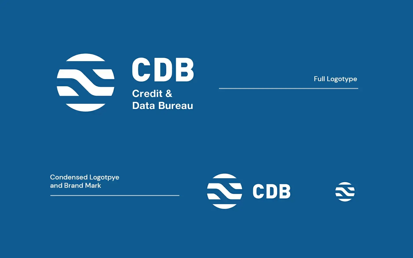 Logo variations for CDB